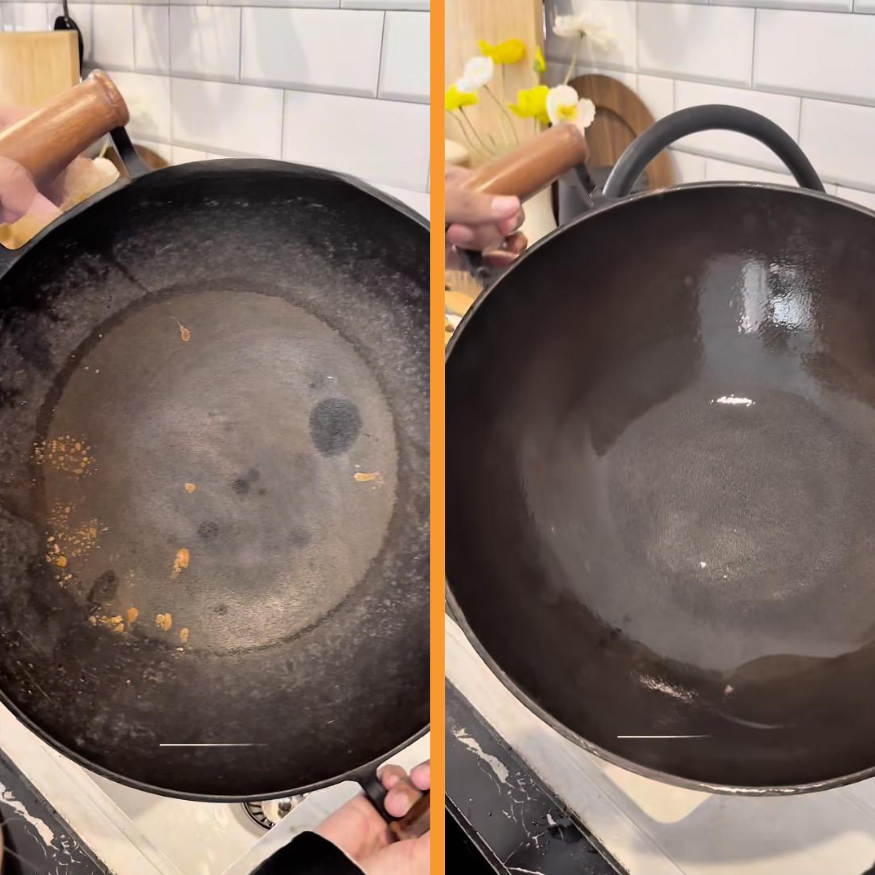 Before After Baking Soda Jeruk