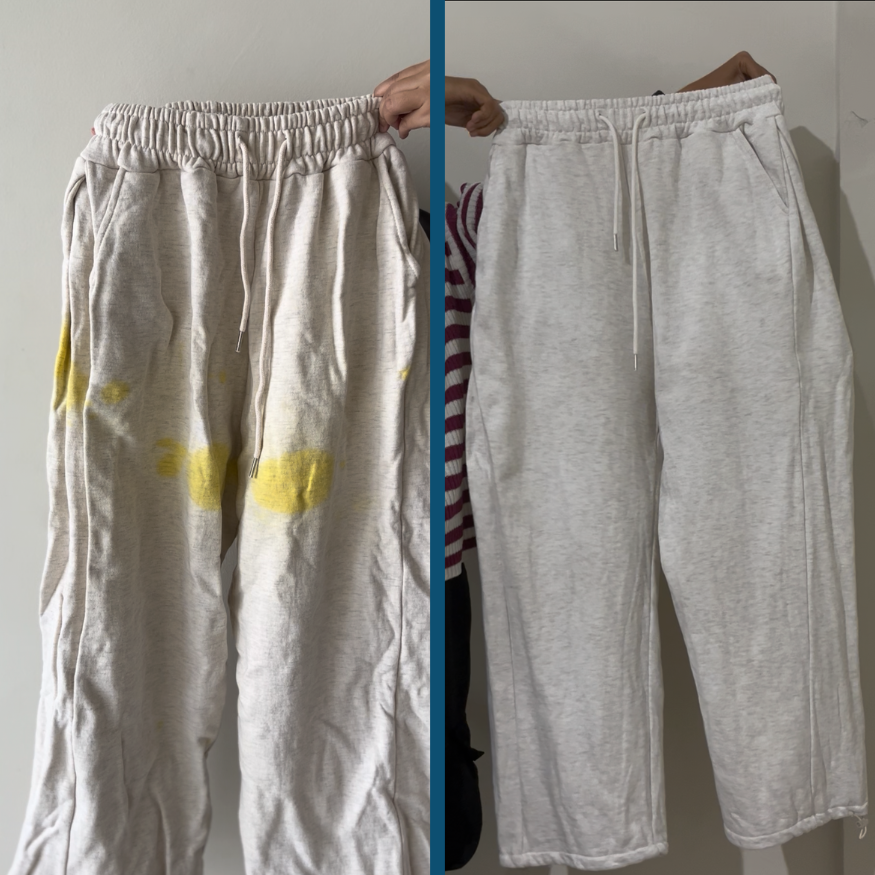 Before After Oxy Clean Pro Laundry